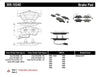 Stoptech 309.1024 Performance 07-10 Audi S6/S8 Front Brake Pads