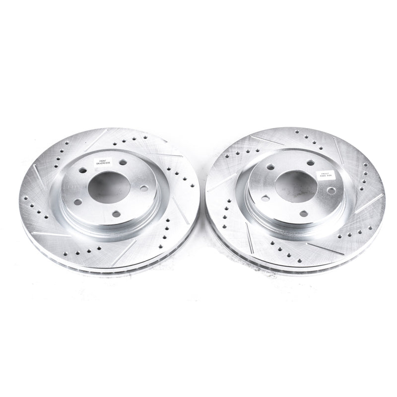 PowerStop fits Nissan 11-17 Juke Front Evolution Drilled & Slotted Rotors - Pair