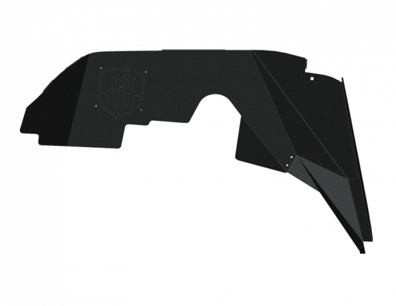 Road Armor 518LFFSB 18-20 fits Jeep Wrangler JL Stealth Front Fender Liner Body Armor - Blk Steel