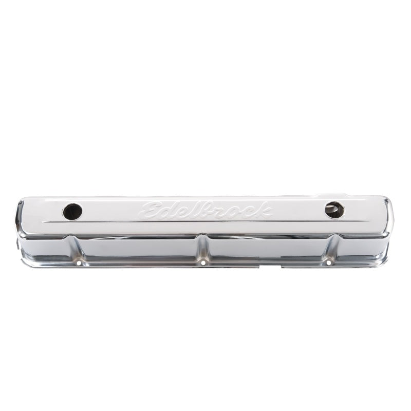 Edelbrock 4477 Valve Cover Signature Series fits Chevrolet 1962-2001 194-292 CI Inline 6 Chrome