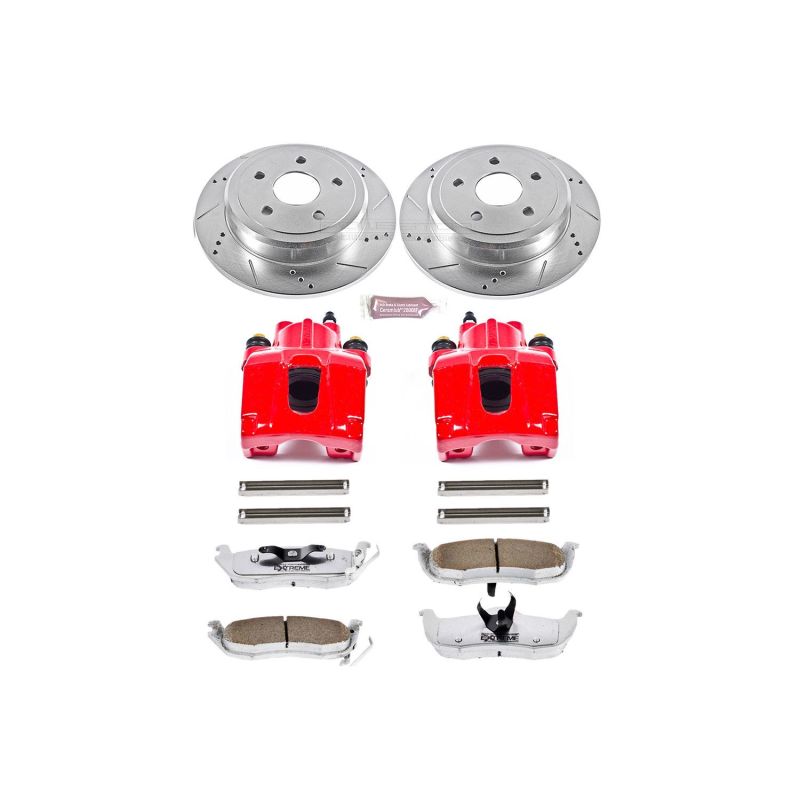PowerStop fits Jeep Commander Rear Z26 Street Warrior Brake Kit w/Calipers