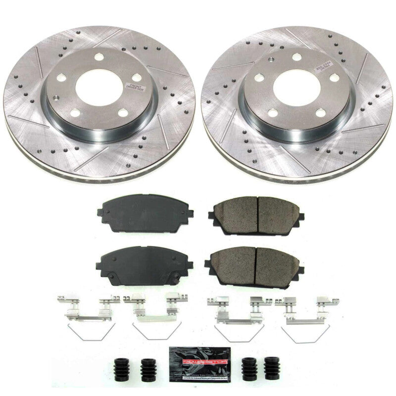 Power Stop K8756 19-23 fits Mazda 3 Front Z23 Evolution Brake Kit