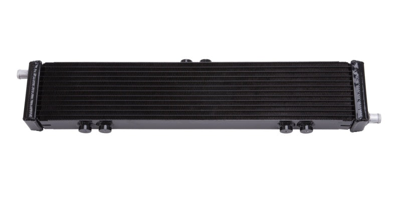 Edelbrock 15406 Heat Exchanger Single Pass Dual Row 22 000 Btu/Hr 26 5In W X 5In H X 2 62In D Black
