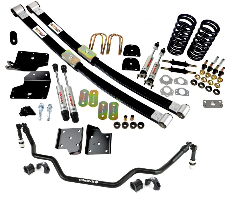 Ridetech 12095010 64-66 fits Ford Mustang StreetGRIP Suspension System w/ Front Bushing Kit
