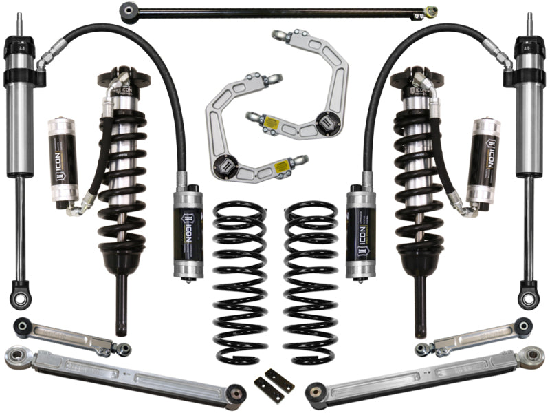 ICON K53057 fits Toyota 03-09 4Runner/FJ 0-3.5in Stage 7 Suspension System w/Billet Uca