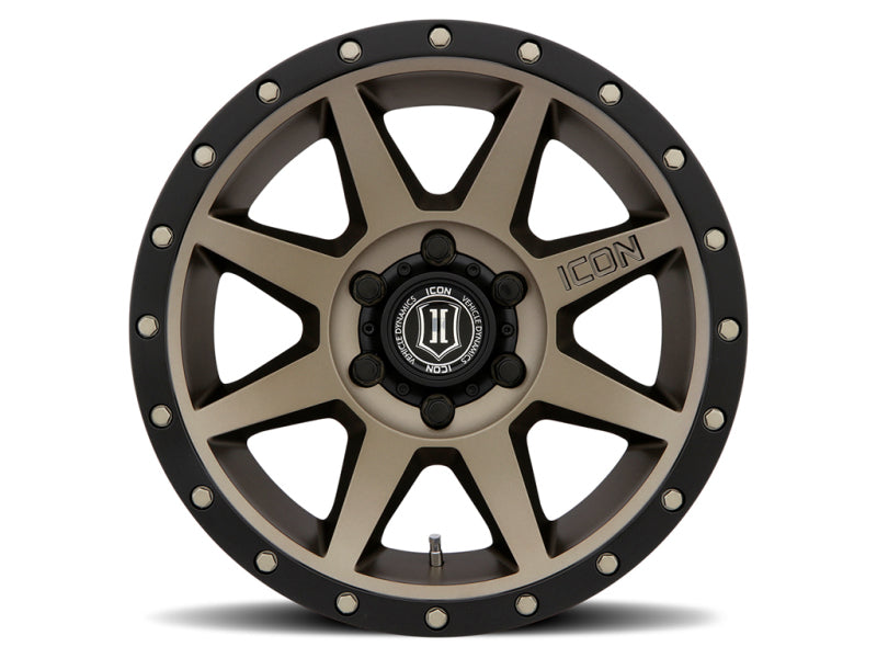 ICON 1818909060BR Rebound 18x9 6x5.5 25mm Offset 6in BS 95.1mm Bore Bronze Wheel
