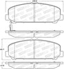 Stoptech 309.1286 Sport Brake Pads w/Shims and Hardware - Rear