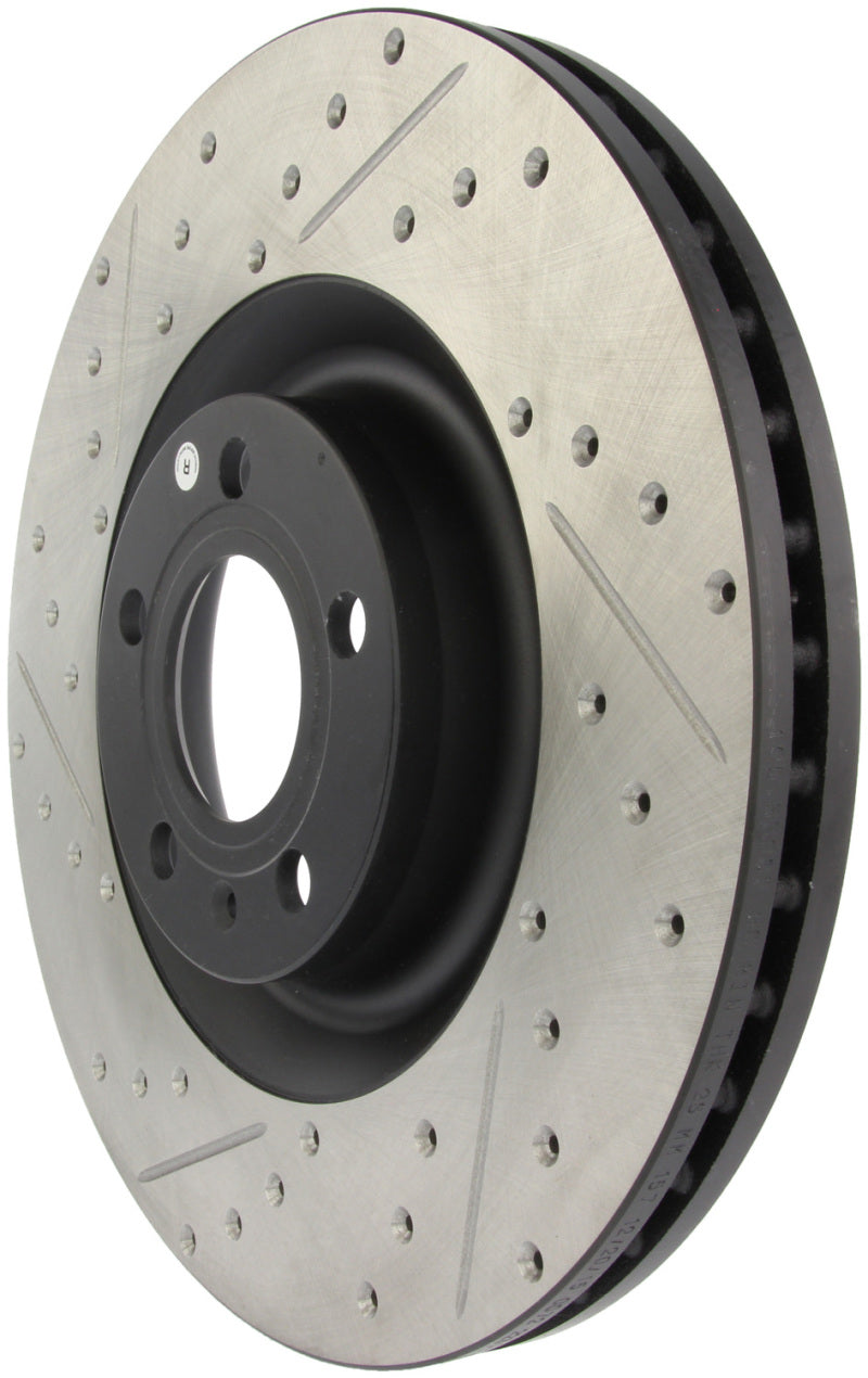 Stoptech 127.33087R Slotted & Drilled Sport Brake Rotor