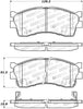 Stoptech 308.0889 Street Brake Pads