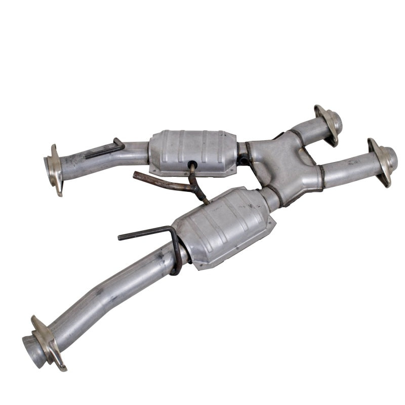BBK 1810 Mustang 5.0 Short Mid X Pipe w Catalytic Converters 2-1/2 For Automati