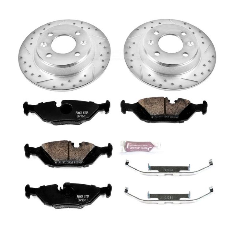 PowerStop K367 fits Saab 88-93 900 Rear Z23 Evolution Sport Brake Kit