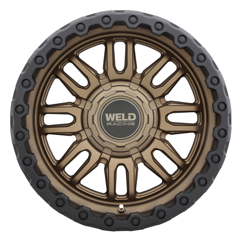 Weld Off-Road Swift 17x9in - 8x165.1 BP - ET-12 - 125.1mm CB - Satin Bronze Wheel & Black Ring