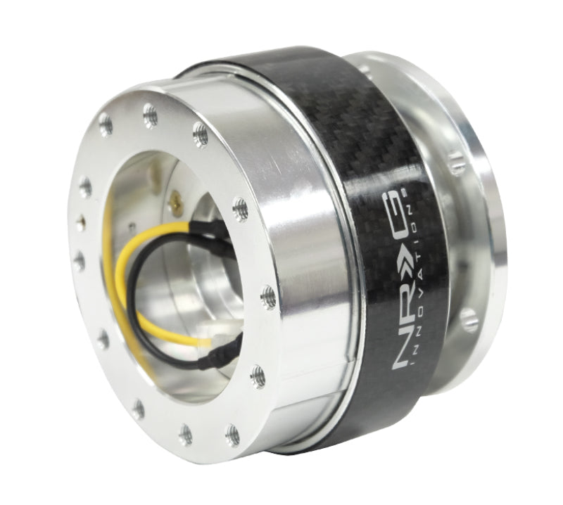 NRG SRK-100CF Quick Release Gen 1.5 - Black Body / Carbon Fiber Ring