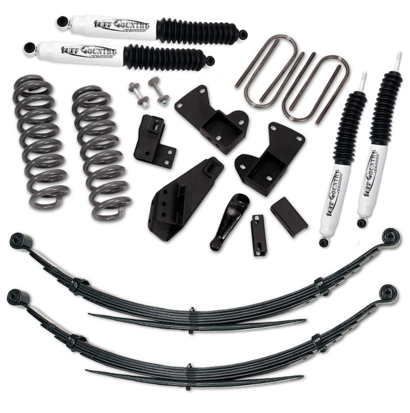 Tuff Country 24812KN 81-96 fits Ford Bronco 4x4 4in Lift Kit with Rear Leaf Springs (SX8000 Shocks)