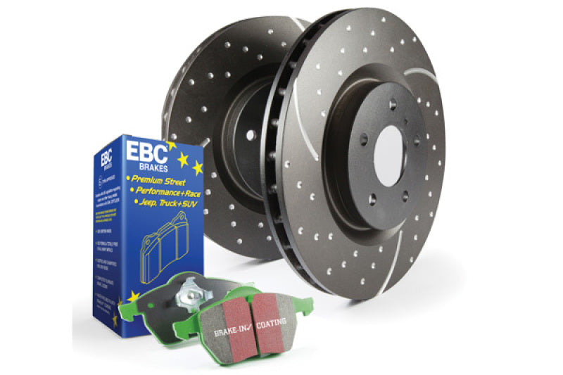 EBC S10KR1441 S10 Kits Greenstuff Pads and GD Rotors