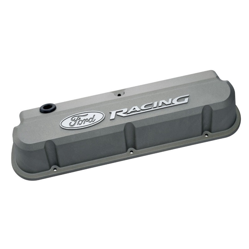 Ford Racing 302-137 Racing 289-351 Slant Edge Gray Valve Cover