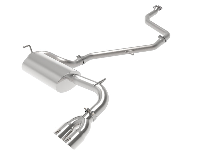 AFE 49-36047-P Takeda 2in to 2-1 304 SS Cat-Back Exhaust w/ Polished Tips 11-17