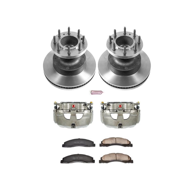 Power Stop KCOE4717 08 fits Ford E-450 Super Duty Front Autospecialty Kit w/Cals