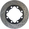 Stoptech 127.66026L Slotted & Drilled Sport Brake Rotor