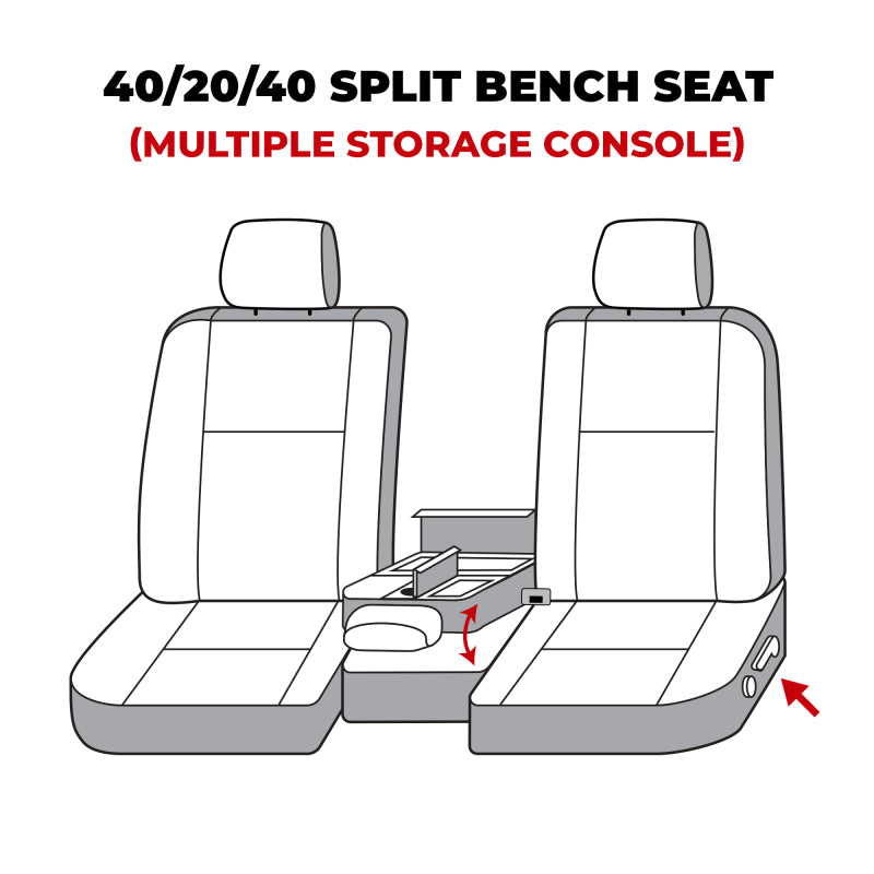 Covercraft SS3384WFGY 07-13 fits Toyota Tundra Waterproof Polyester SeatSaver