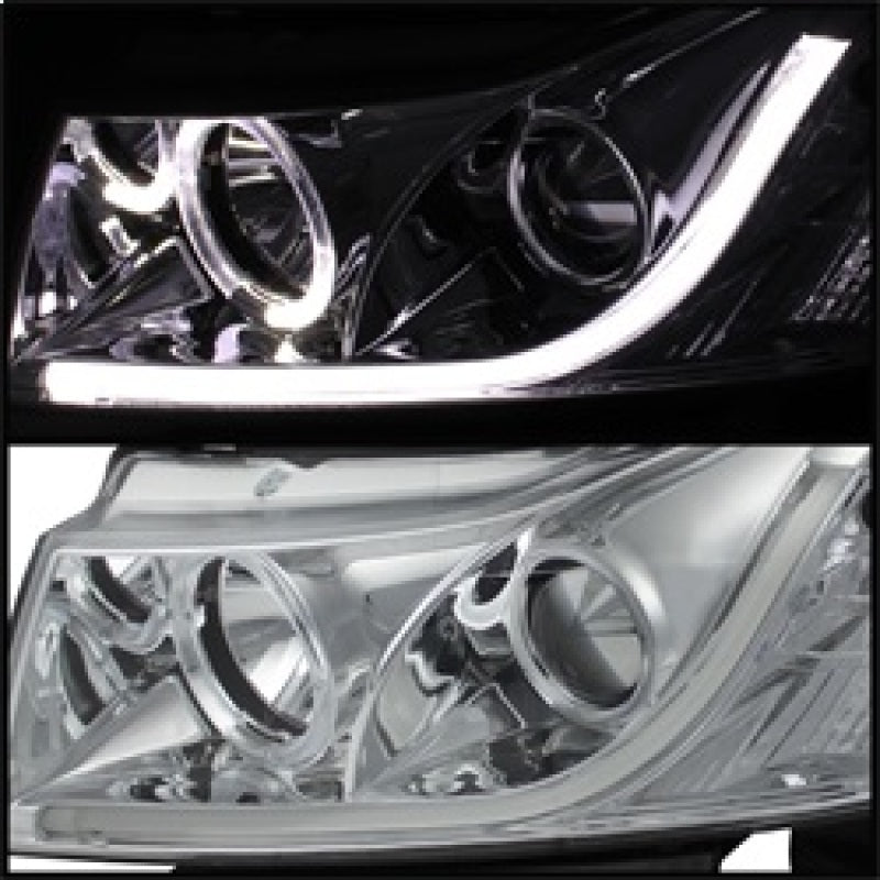 Spyder 5074171 fits Chevy 11-14 Cruze Projector Headlights Light Tube DRL Chrm