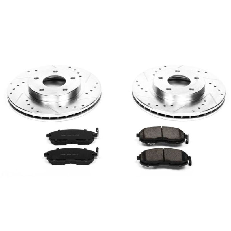 PowerStop K3137 fits Nissan 99-01 Maxima Front Z23 Evolution Sport Brake Kit