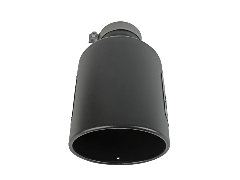 AFE 49T40801-B15 MACH Force-Xp 409 Stainless Steel Clamp-on Exhaust Tip Black