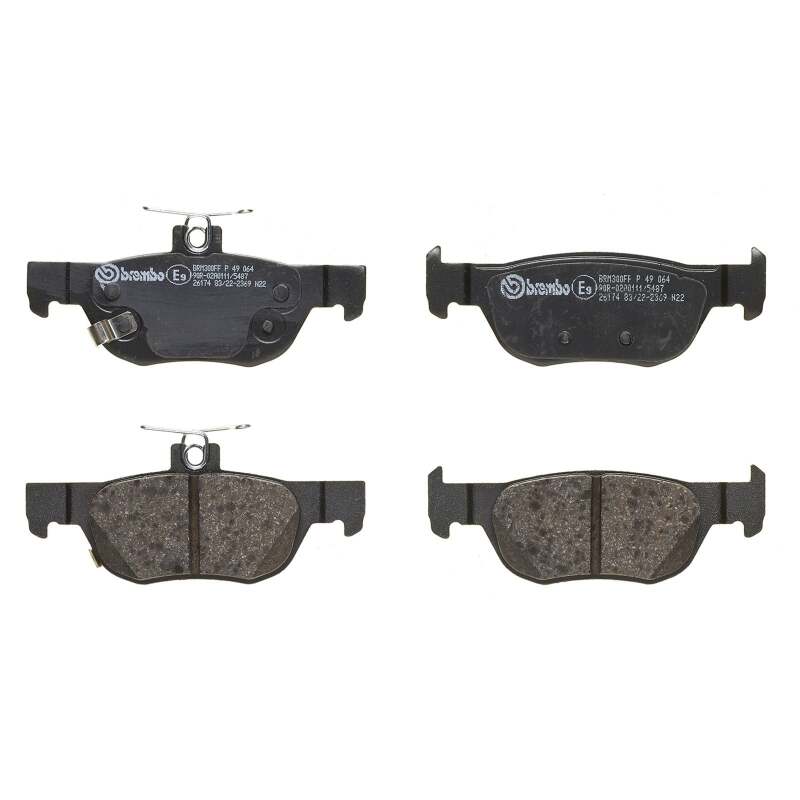 Brembo OE P49064 19-23 fits Mazda 3/20-23 CX-30 PRIME Low-Met Brake Pad - Rear