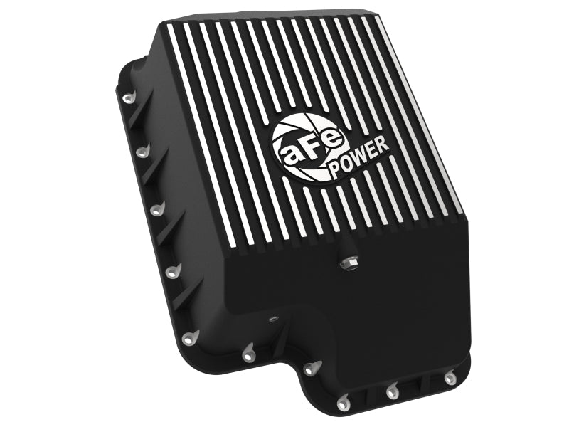 AFE 46-70122-1 ission Pan (Black); fits Ford Diesel Trucks 03-10 V8-6.0/6.4L (t