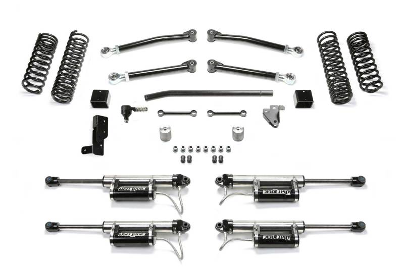 Fabtech K4118DL fits Jeep 18-21 JL 4WD 4-Door 3in Trail w/Dlss Resi Shks