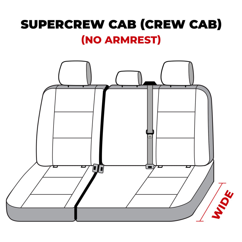 Covercraft SS8497WFGY 19-24 fits Ford F-250 Waterproof Polyester SeatSaver Cu