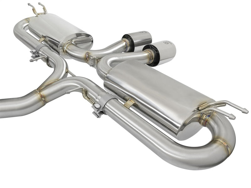 AFE 49-36618-P 3in 304 SS Cat-Back Exhaust System w/ Polished Tips 2017 fits H