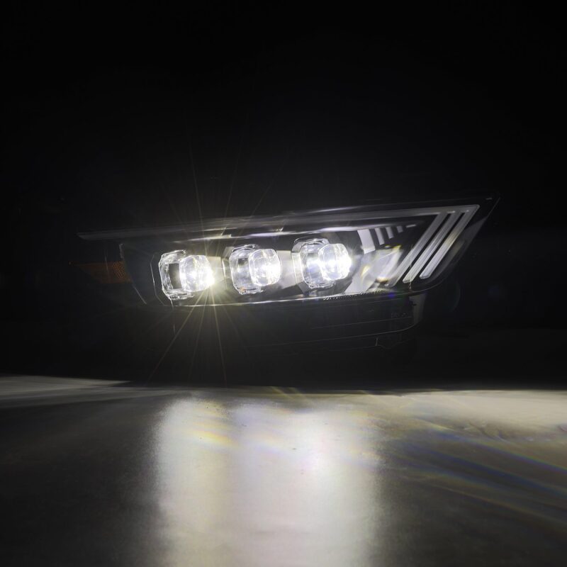 AlphaRex 880144 15-17 fits Ford Mustang NOVA Series LED Projector Headlights