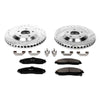 PowerStop K1559 2004 fits Cadillac XLR Front Z23 Evolution Sport Brake Kit