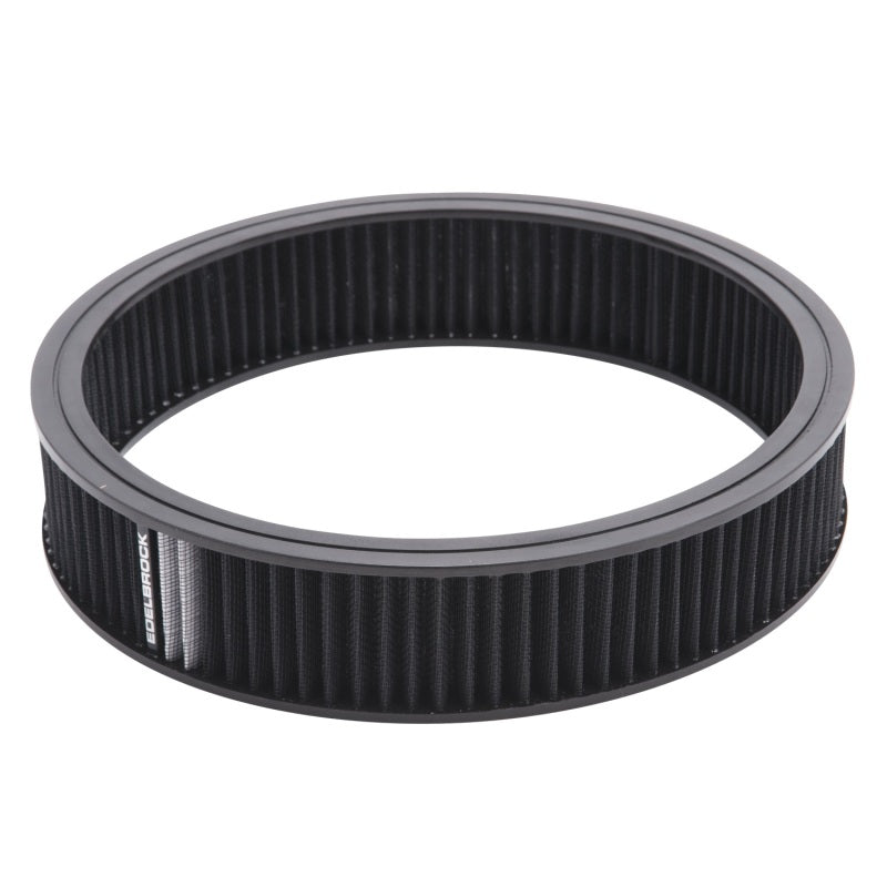 Edelbrock 43668 Air Cleaner Element Pro-Flo 3In Tall 14In Diameter Black