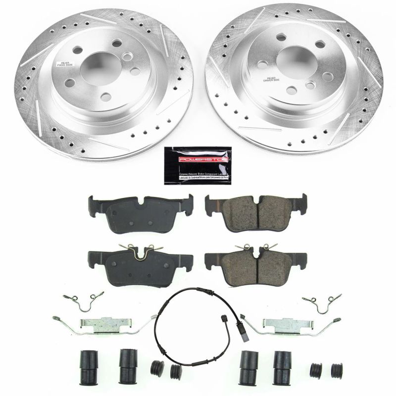 PowerStop K7899 fits BMW 16-19 X1 Rear Z23 Evolution Sport Brake Kit