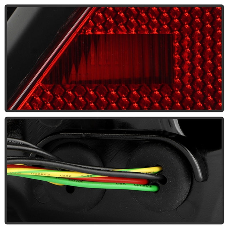 Spyder 5088918 Apex 22-24 fits Toyota GR86/BRZ Full LED Tail Lights - Black (AL
