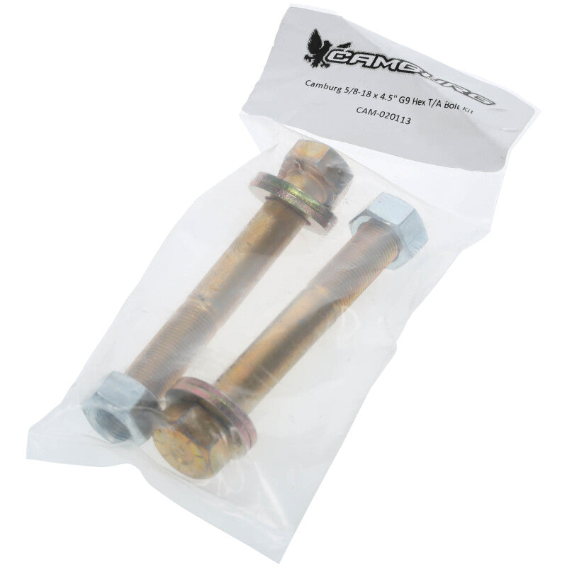 Camburg CAM-020113 5/8-18 x 4.5in. G9 Hex T/A Bolt Kit
