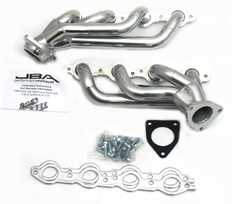 JBA 1850S-2JS fits GM Truck 4.8L/5.3L LS Silver Ctd Cat4Ward Header