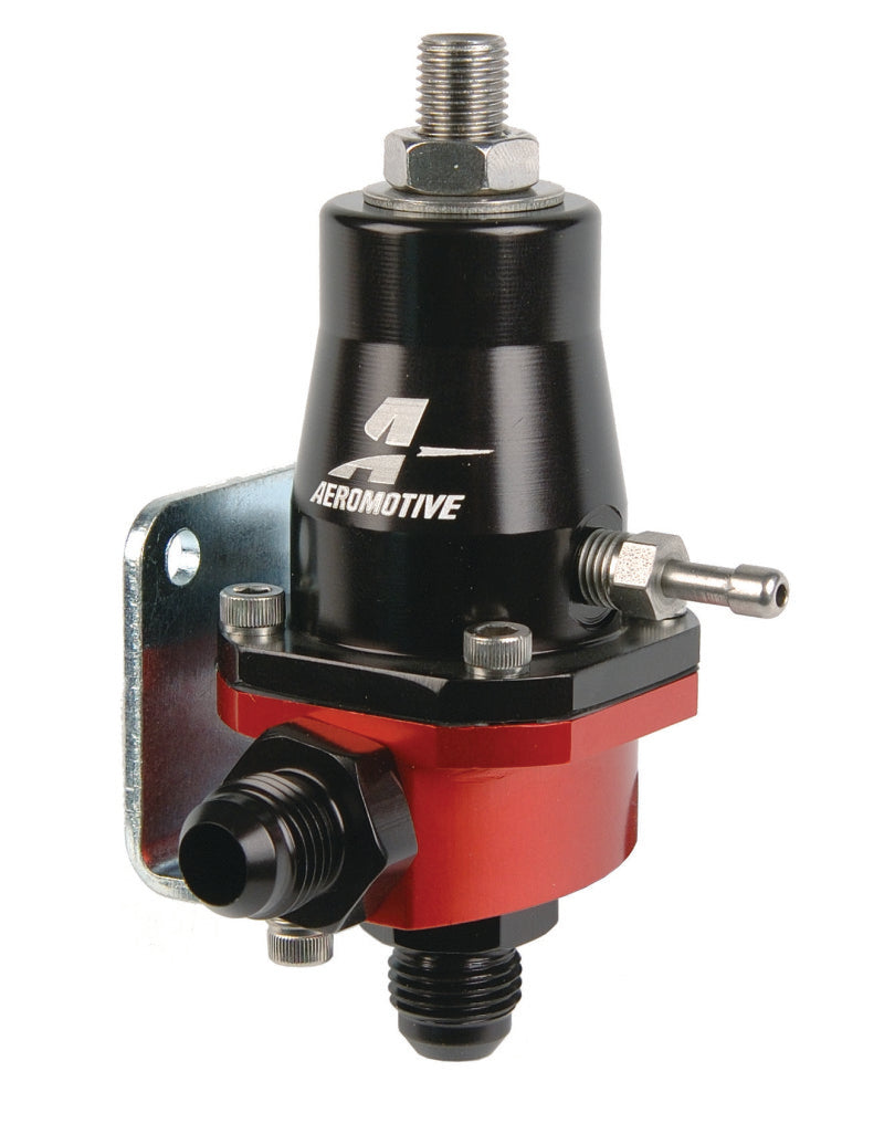Aeromotive 13105 Compact Billet Adjustable EFI Regulator - (1) AN-6 Male Inlet