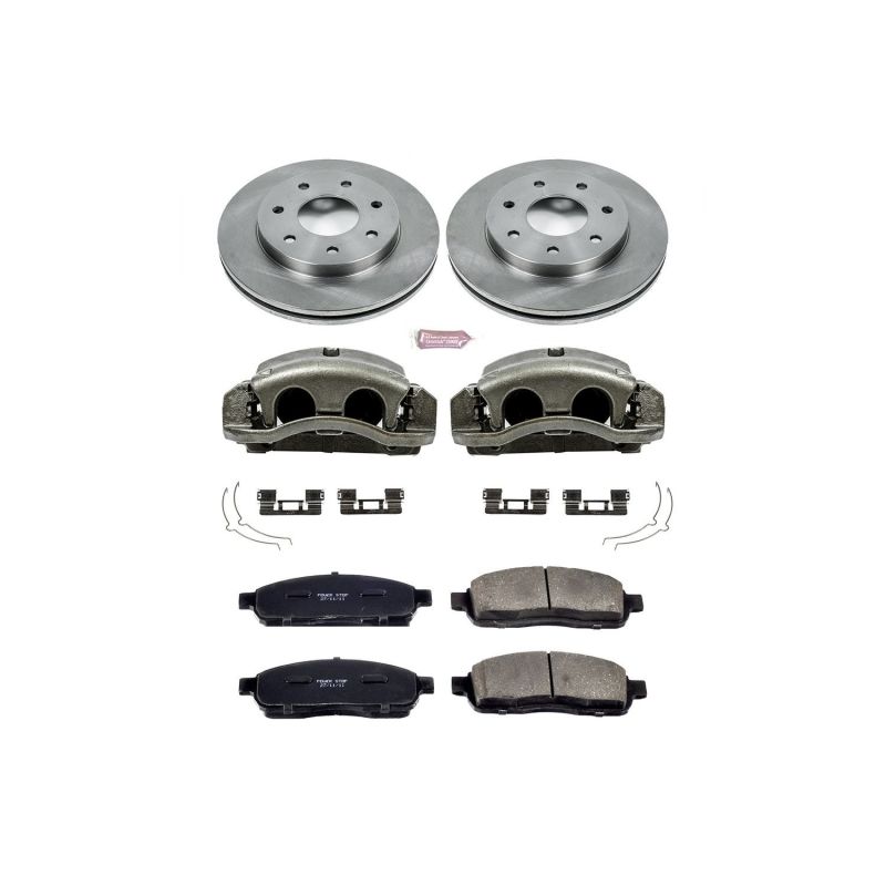 Power Stop KCOE1946A 06-08 Lincoln Mark LT Front Autospecialty Kit w/Cals