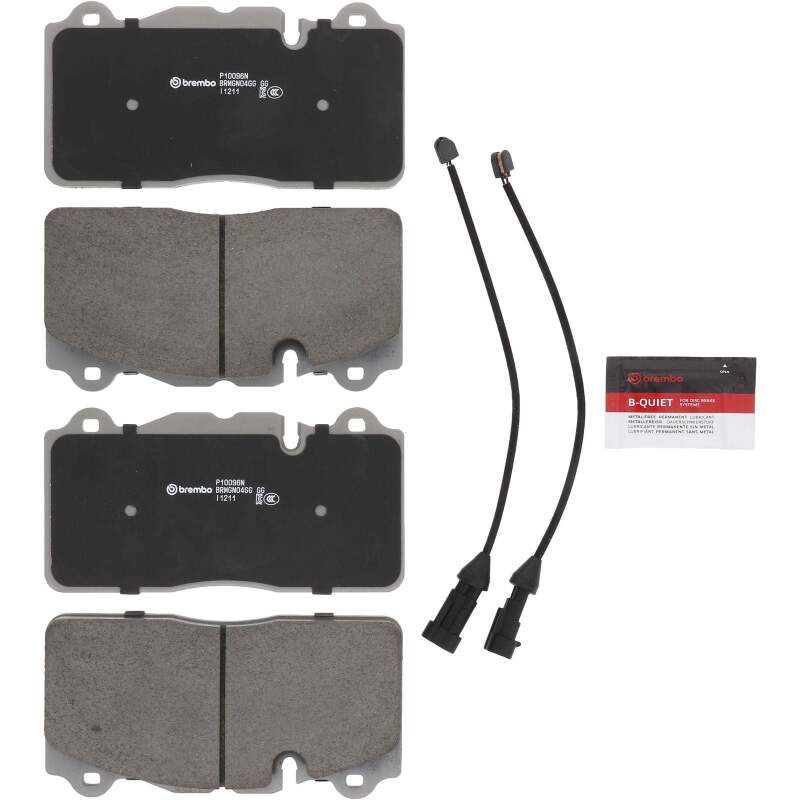 Brembo OE P10096N 14-15 fits Chevrolet Camaro Ceramic Brake Pad - Front