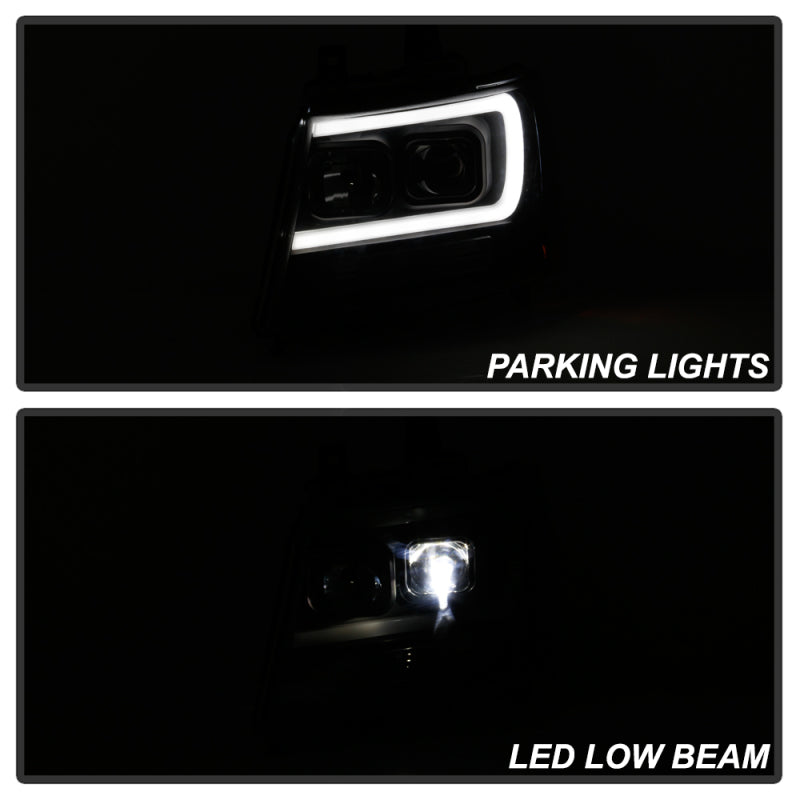 Spyder 5087515 fits Chevy 07-14 Suburban 1500/2500 Tahoe 07-14 LED Headlights B