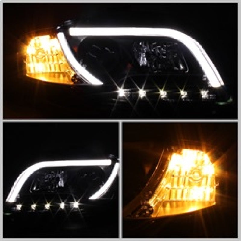 Spyder 5071842 fits Audi 06-08 A4 Projector Headlights Halogen Only - Light Tub