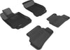3D MAXpider 2007-2017 fits Jeep Compass/Patriot Kagu 2nd Row Floormats - Black