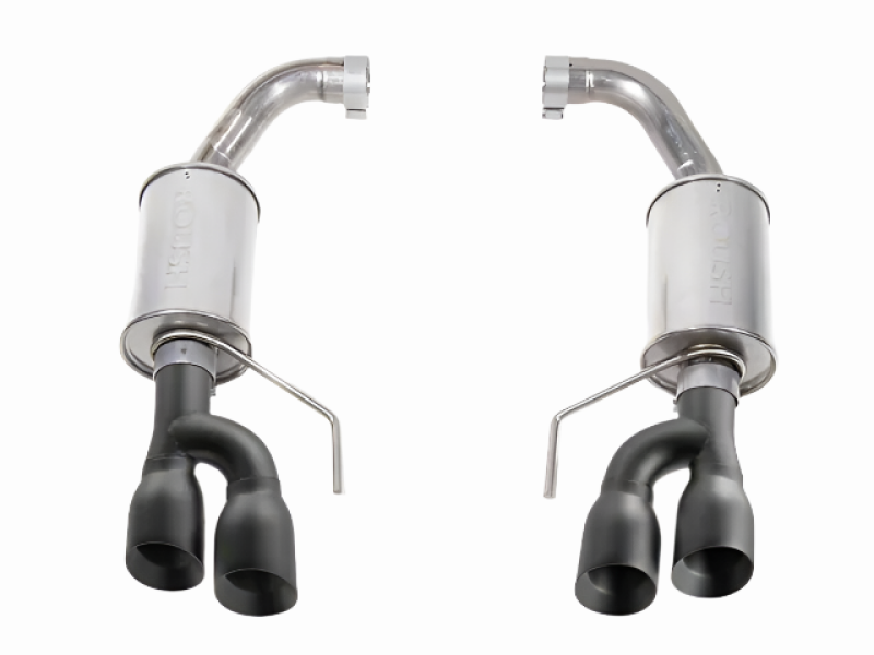 Roush 422097-BLK 18-25 fits Mustang GT Black Tip Axle Back Exhaust