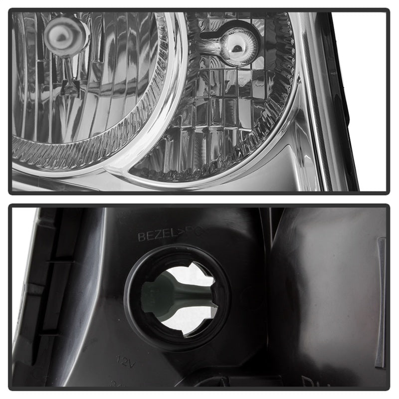 xTune 9042584 07-09 fits Dodge Durango OEM Style Headlights - Chrome (HD-JH-DDU