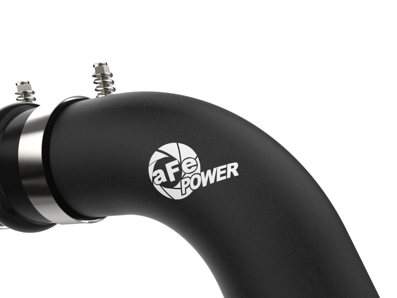 AFE 46-20444-B unner Black 3in Aluminum Charge Pipe Kit 20-21 fits GM Diesel Tr