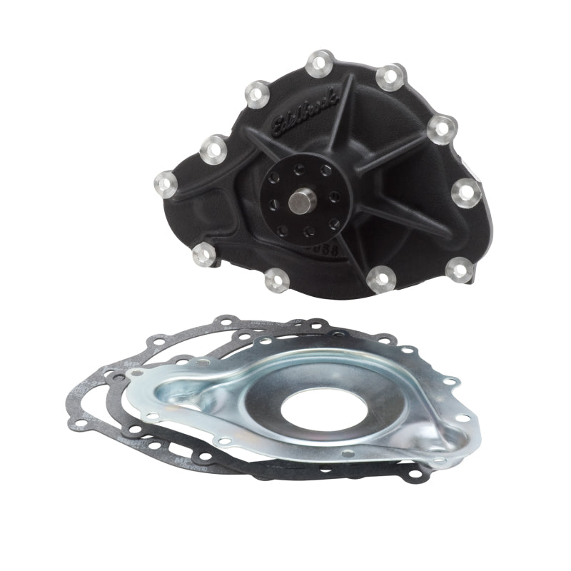 Edelbrock 88563 Water Pump High Performance fits Pontiac 1969-79 389-455 CI V8 Engines Standard Length