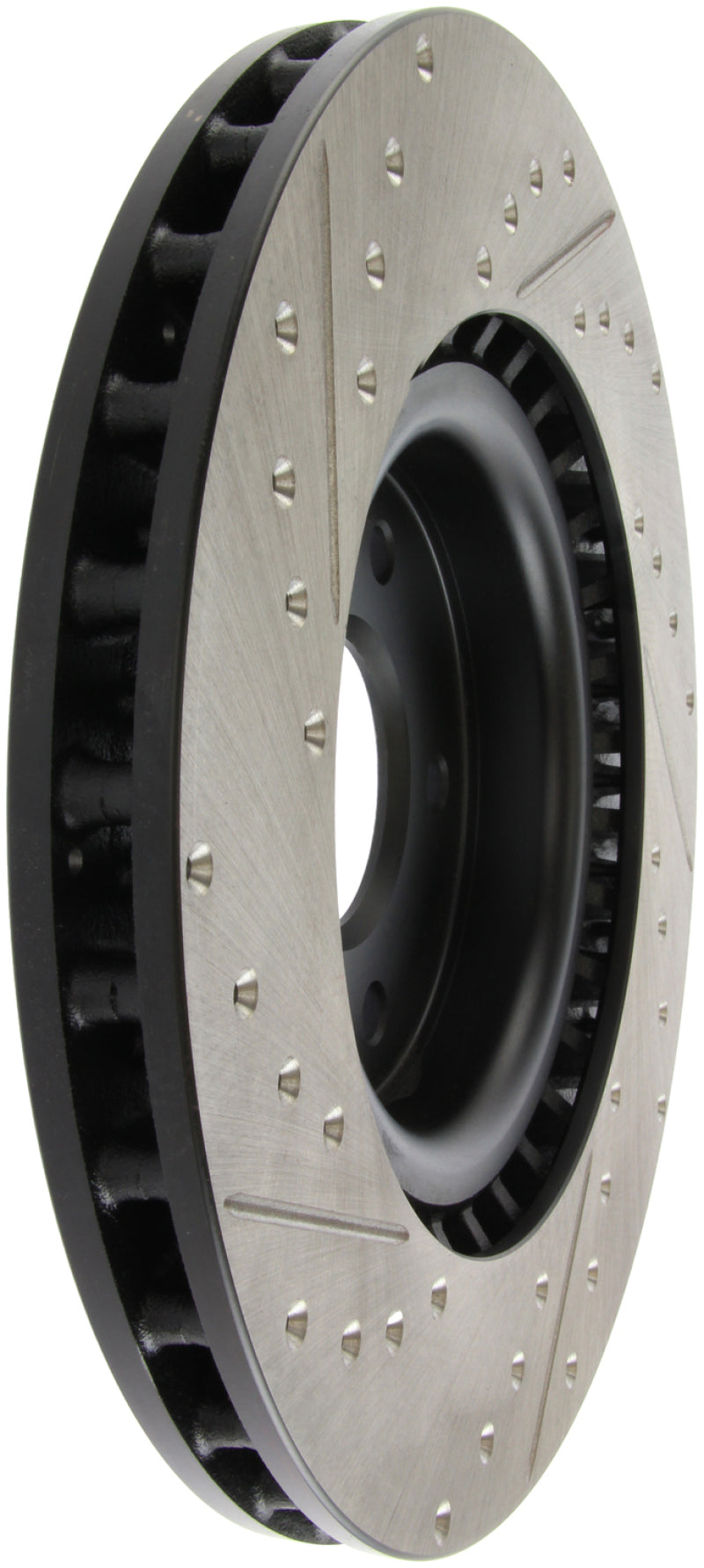 Stoptech 127.42076L Slotted & Drilled Sport Brake Rotor